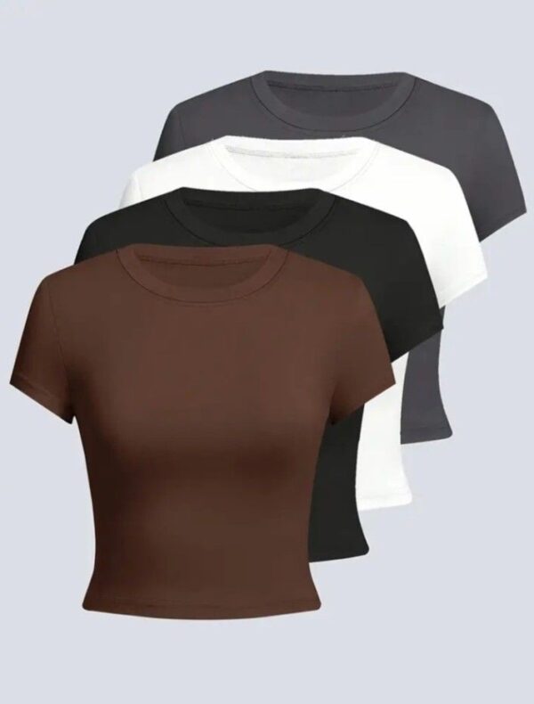 Round neck crop top